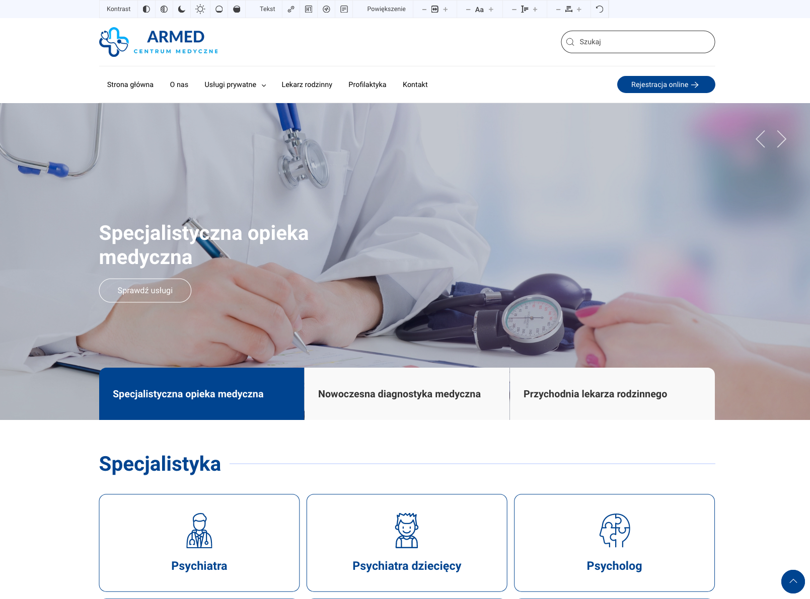 Specjalistyczna opieka medyczna w ARMED Lublin